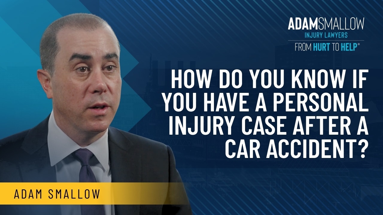 How do you know if you have a personal injury case after a car accident video thumbnail