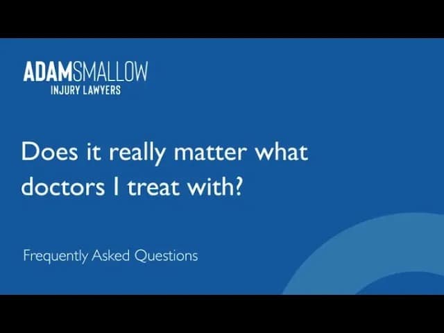 Does it really matter what doctor I treat with video thumbnail